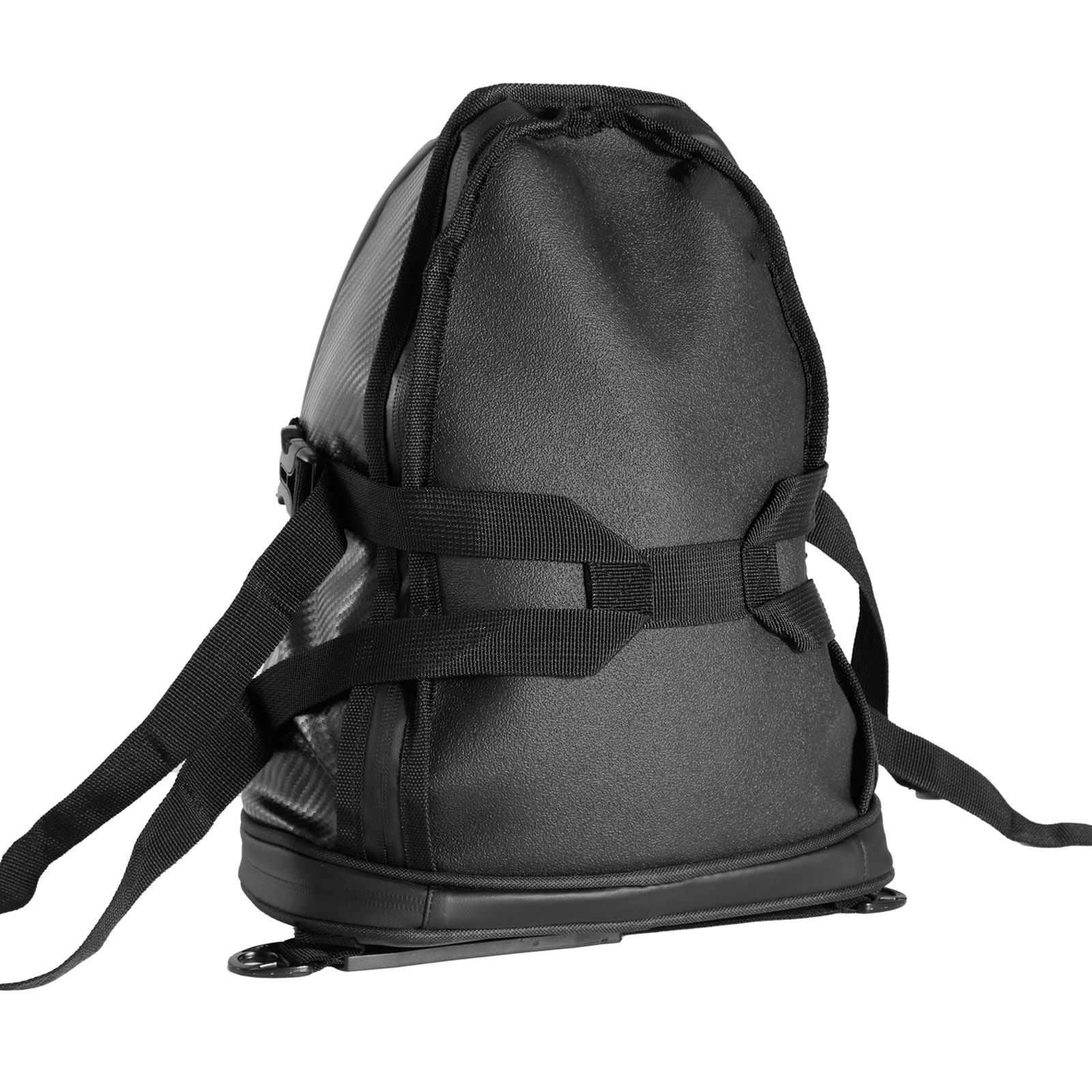 Motorcycle Tail Bag Waterproof Rear Seat Bag For Men Black_voghion.com